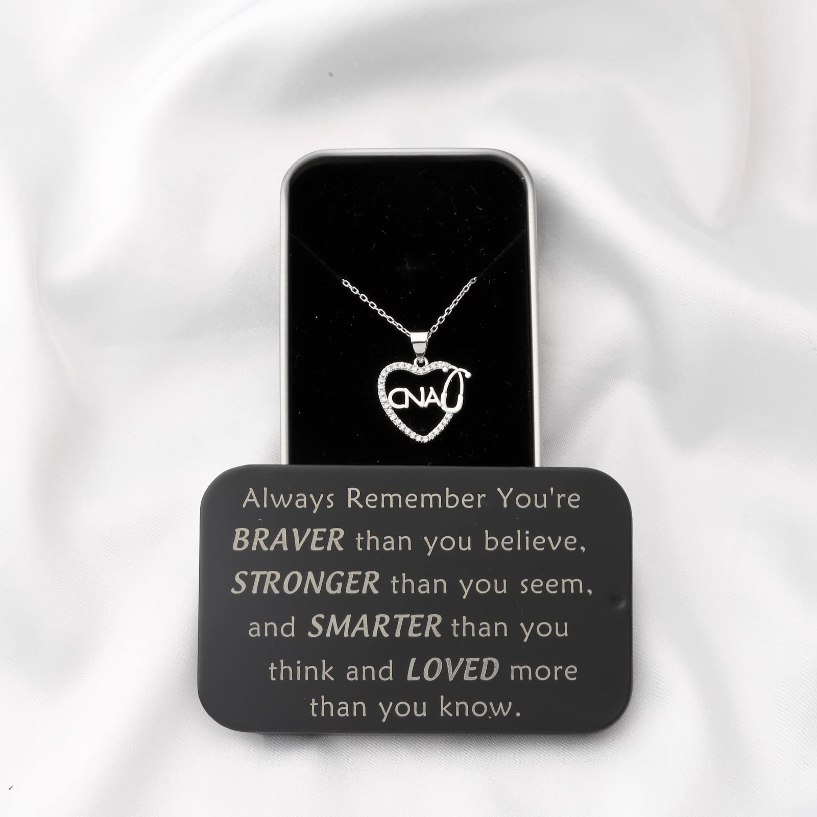 Certified Nurse Assistant CNA Necklace - Inspirational Jewelry Gift for CNA Graduation, Nurses & Healthcare Workers - Perfect for Daily Wear & Special Occasions