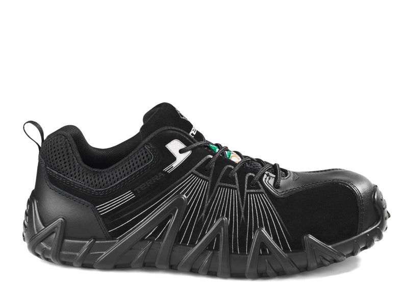 Terra Spider X Unisex Lightweight Composite Toe Work Shoes - Slip Resistant Safety Footwear for Construction & Industrial Work (Silver, TR0A4NPYA18) - Perfect for Warehouse, Factory & Outdoor Jobs