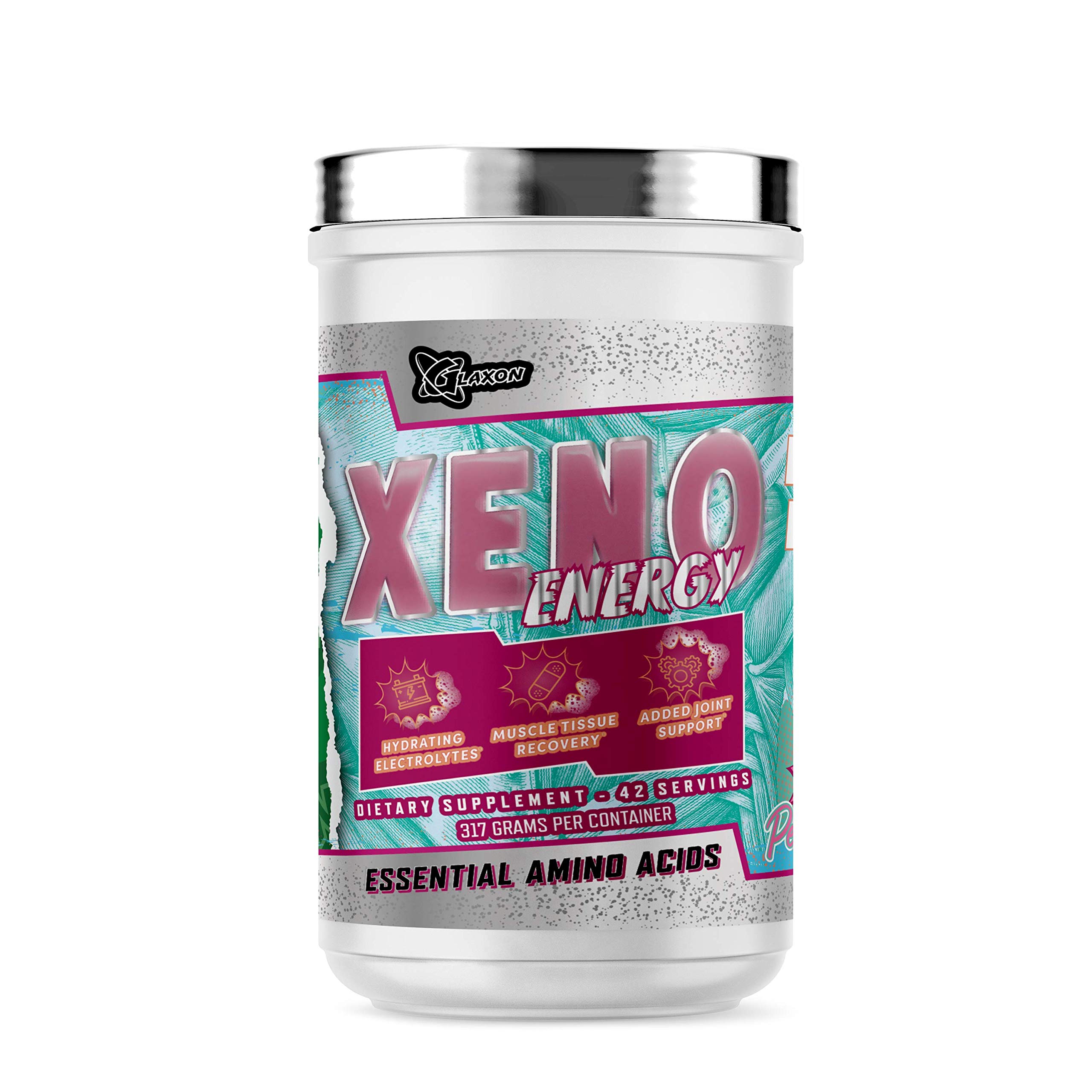Glaxon Xeno Amino - Premium BCAA Powder with Full-Spectrum Amino Acids, Electrolytes & EAAs for Muscle Growth, Workout Recovery, Joint Support & Hydration | Sour Berry Flavor | Ideal for Post-Workout, Gym Training & Athletic Performance