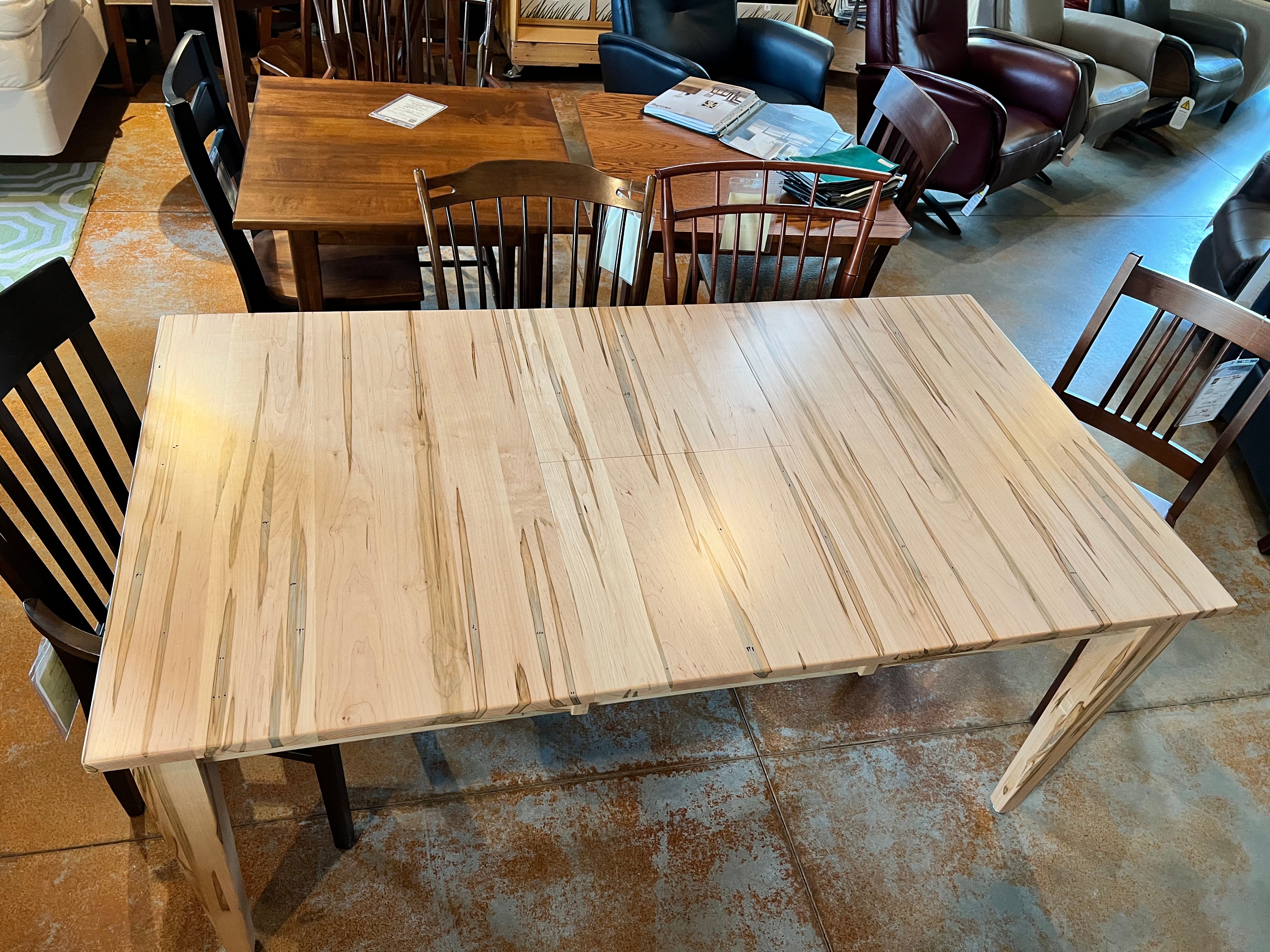 Premium Wormy Maple Butterfly Leaf Dining Table – Expandable & Stylish for Small Spaces | Perfect for Dining Rooms, Kitchens, and Entertaining