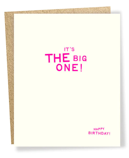 Big One Card - Premium Quality Greeting Cards for All Occasions | Perfect for Birthdays, Anniversaries & Holidays | US Shipping
