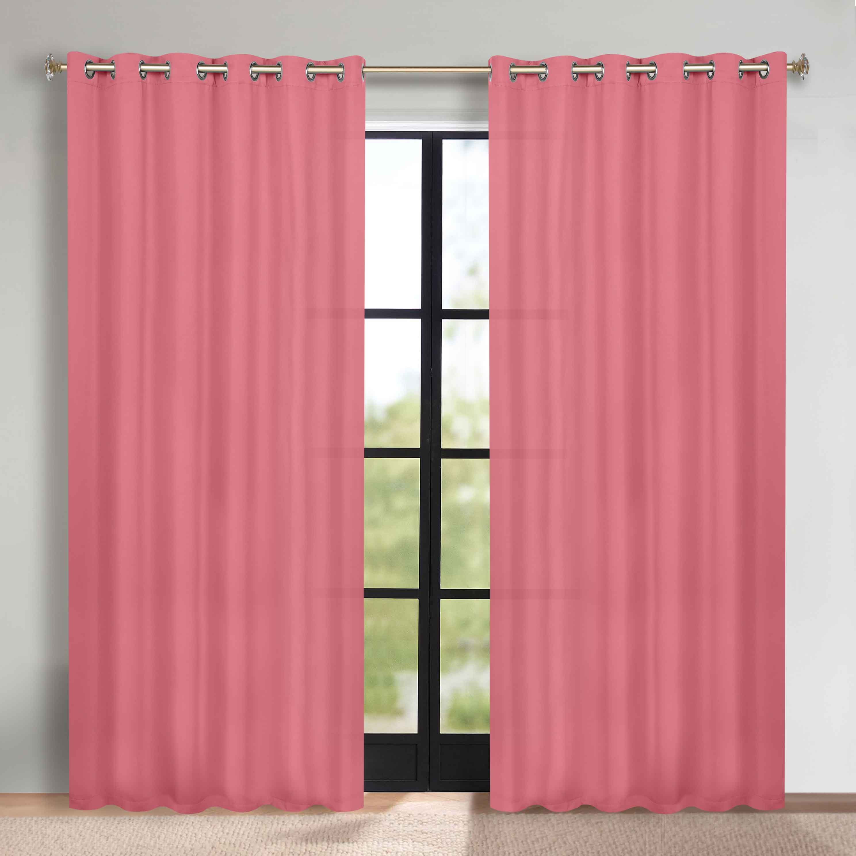 Classic Modern Solid Blackout Curtain Panels - Set of 2 for Bedroom & Living Room - Light Blocking Thermal Insulated Window Drapes for Home Decor