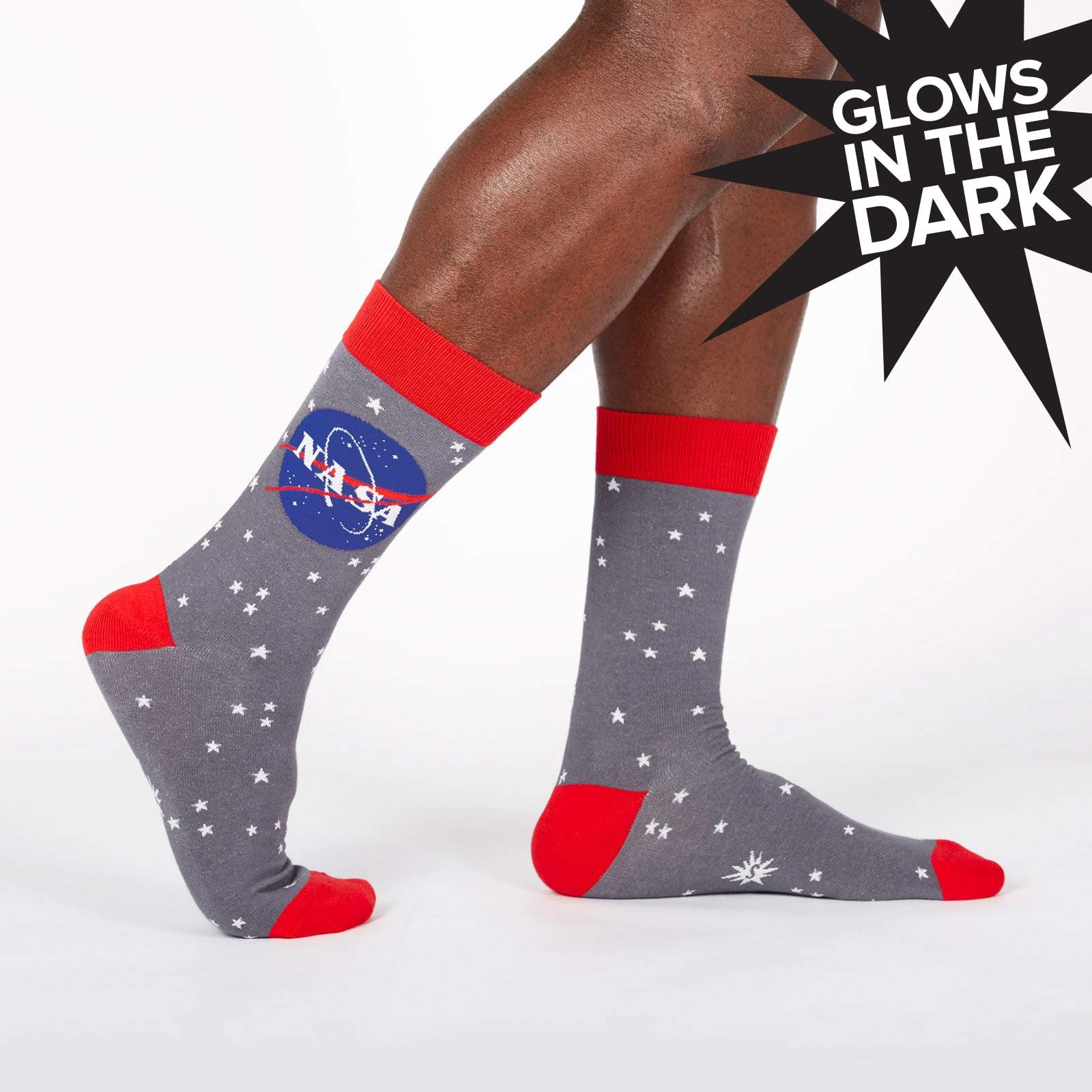NASA Crew Socks for Men - Comfortable & Durable Astronaut-Themed Socks - Perfect for Space Enthusiasts, Gifts & Everyday Wear