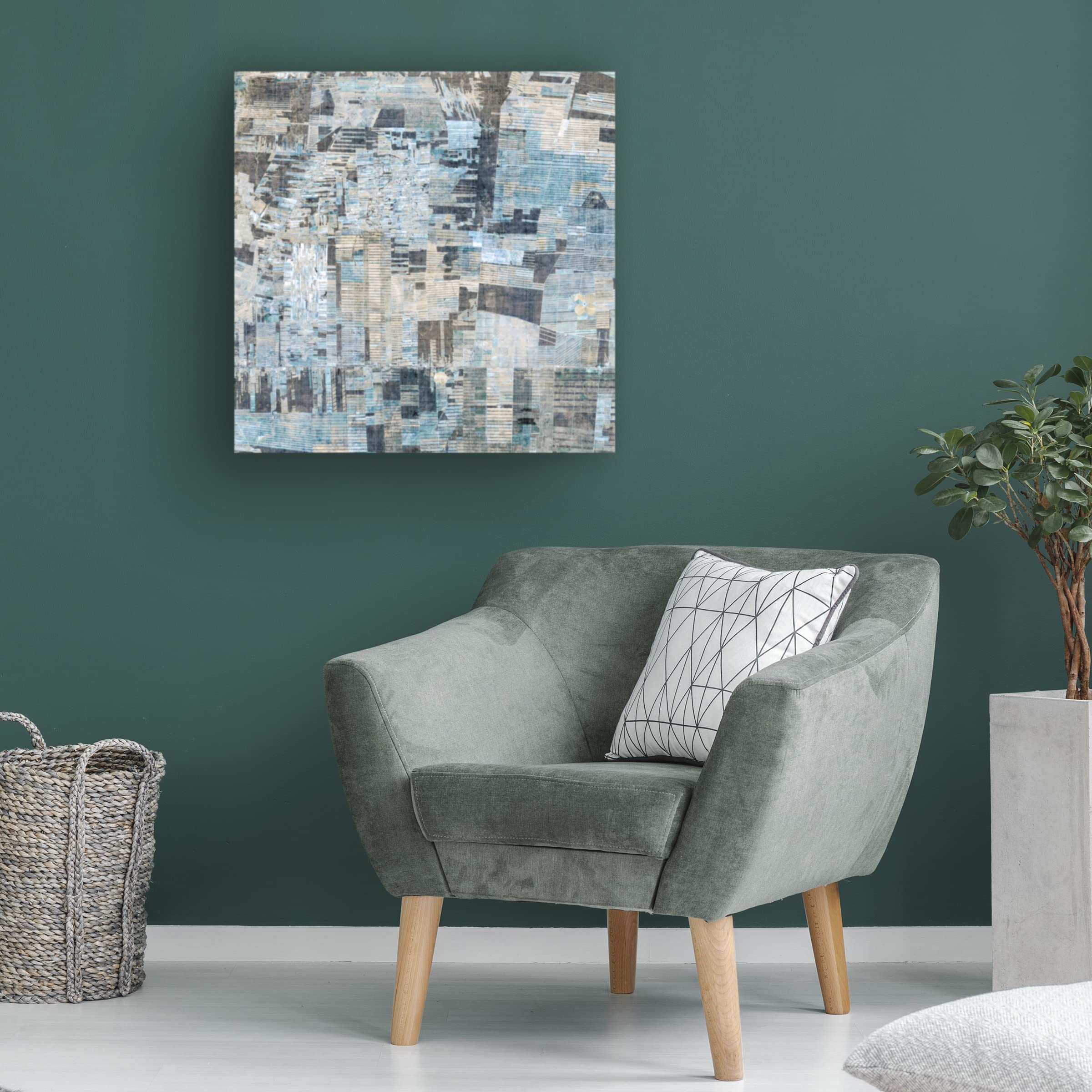 Trademark Fine Art 'Parcel I' Canvas Wall Art Print by Jarman Fagalde - Modern Home Decor for Living Room, Bedroom & Office