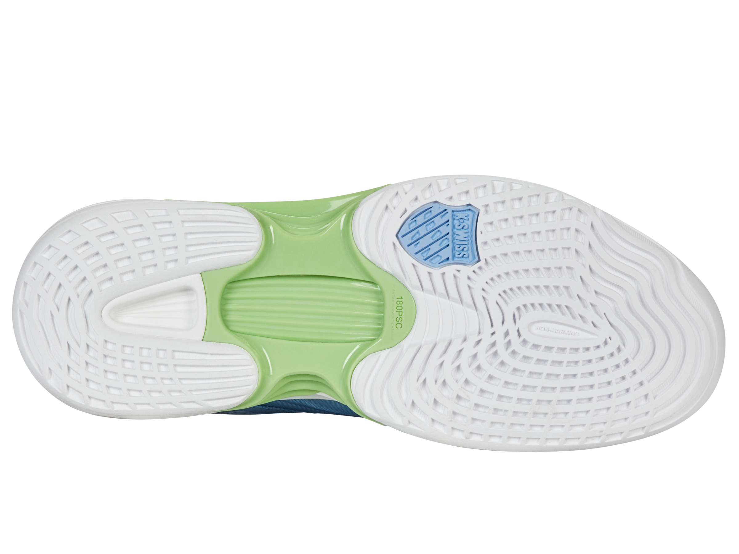 SPEEDTRAC Running Shoes for Men - 126 M | Lightweight & Breathable | Lucent White/Dutch Canal/Paradise Green | Perfect for Jogging, Gym & Daily Wear