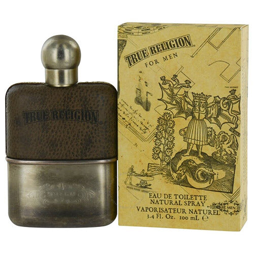 True Religion Men's 100ml Eau De Toilette Spray - Premium Cologne for Men | Perfect for Date Night, Office & Special Occasions