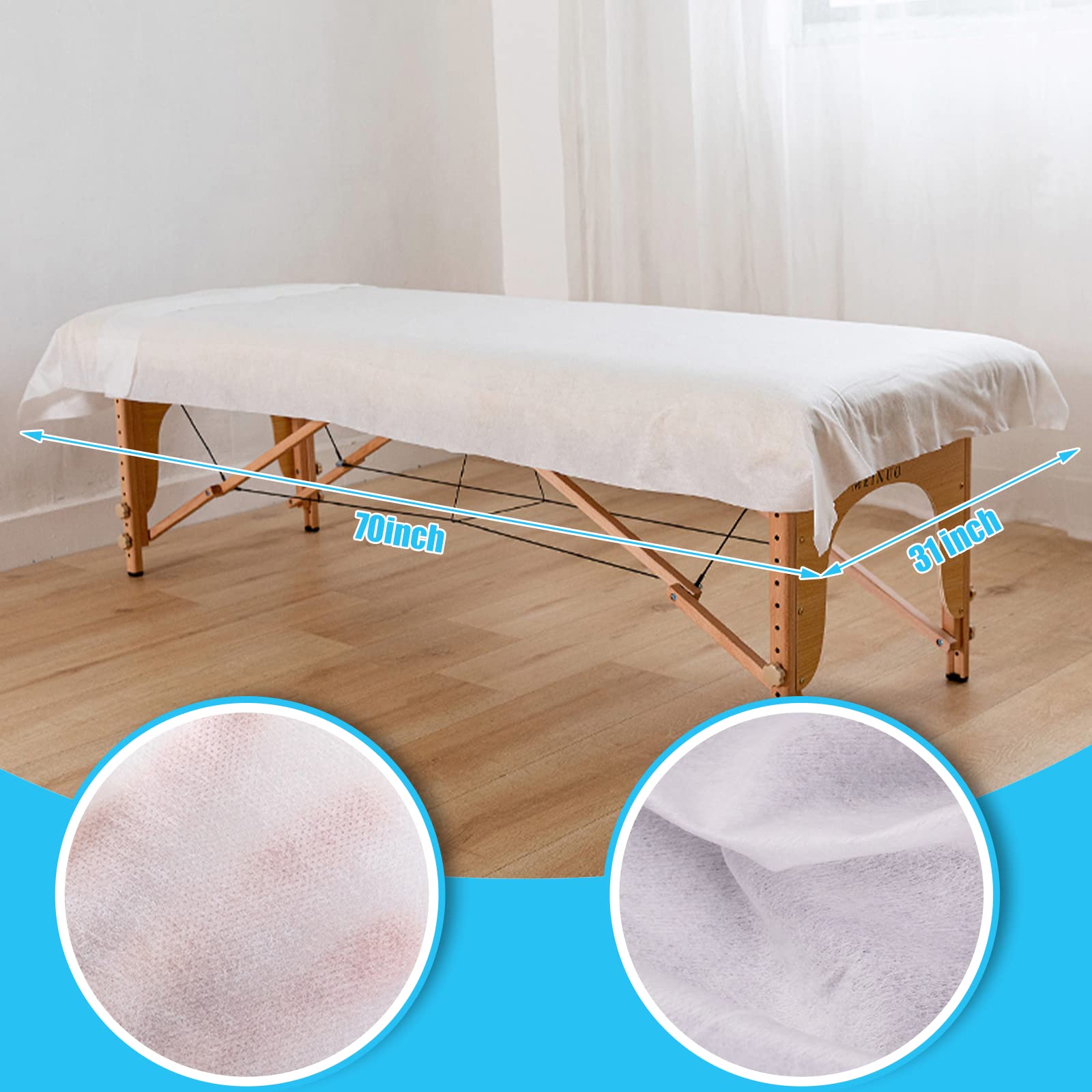 Disposable Massage Table Sheets 20 Pack - 70