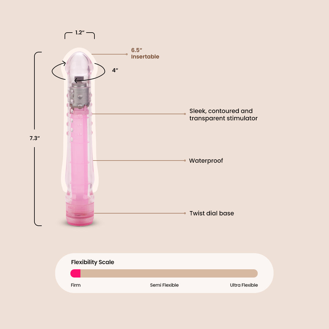 Waterproof LED Vibrator - Powerful Rechargeable Adult Toy for Women, Couples Play & Sensual Massage | Bedroom Accessories & Romantic Gifts