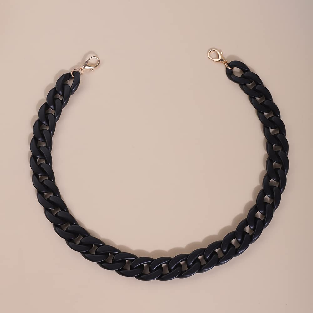 Acrylic Resin Handbag Chain Strap - Durable Replacement Shoulder Crossbody Bag Strap for Women's Purses - Perfect for Casual Outings, Parties, and Everyday Use