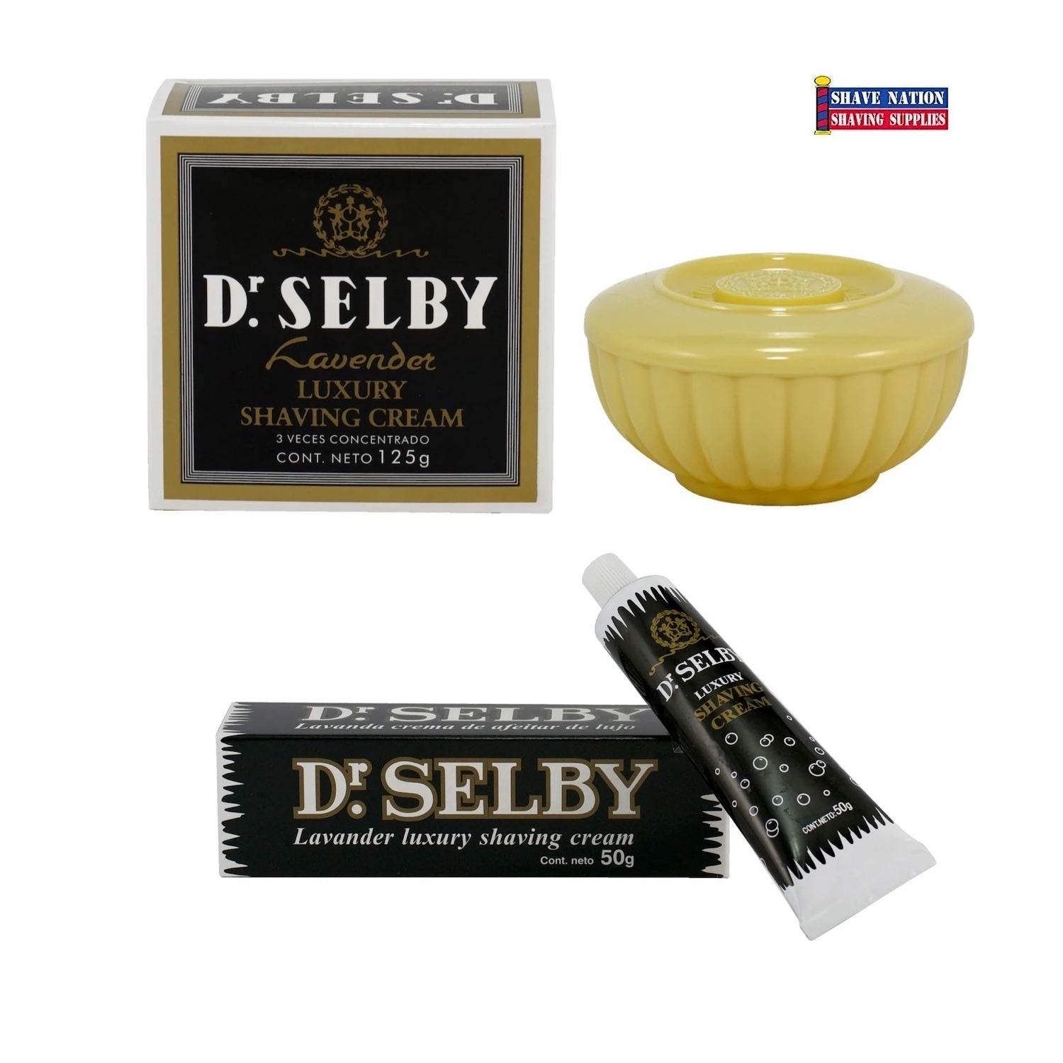 Dr. Selby Premium Shaving Cream for Men - Ultra-Luxury Shave Gel with Natural Ingredients - Perfect for Sensitive Skin & Daily Grooming Routine
