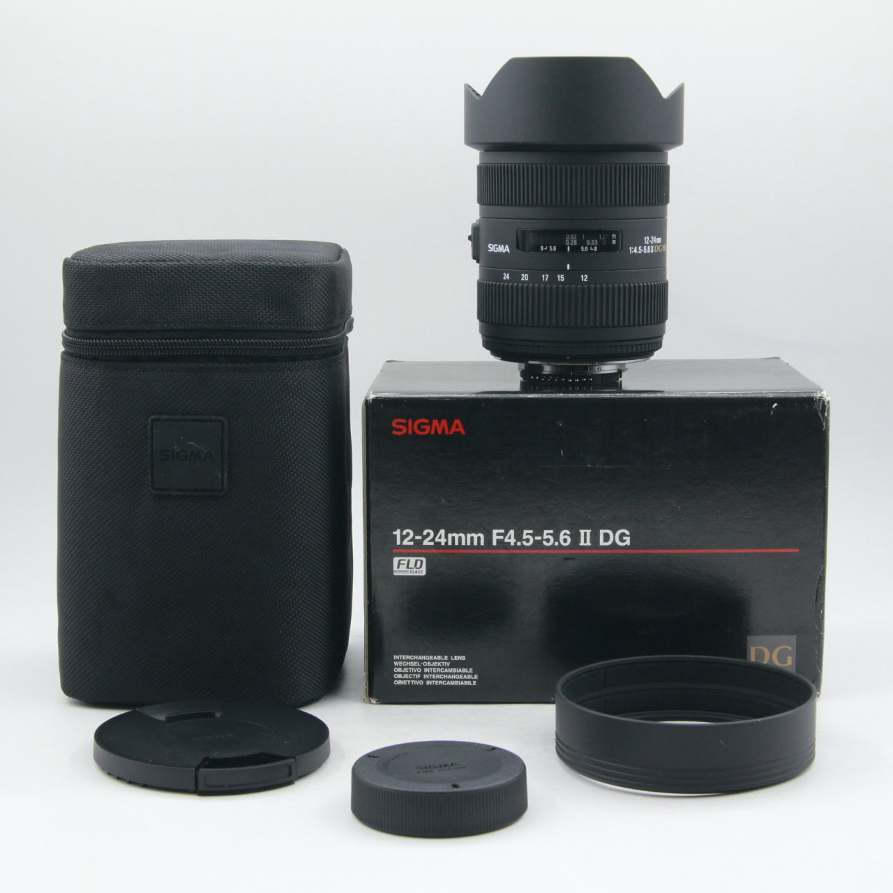 Sigma 12-24mm F4.5-5.6 EX DG ASP HSM II Wide Angle Zoom Lens for Nikon DSLR Cameras - Excellent Open Box Condition | Perfect for Landscape, Architecture & Interior Photography