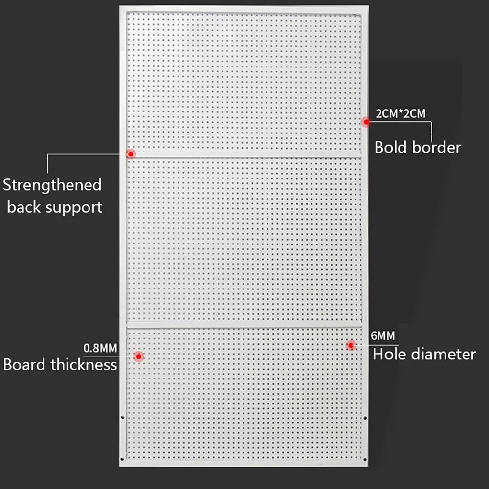 4-Piece Pegboard Wall Organizer Kit - DIY Garage Storage System with Wall Mount Bins & Panel Rack - 39