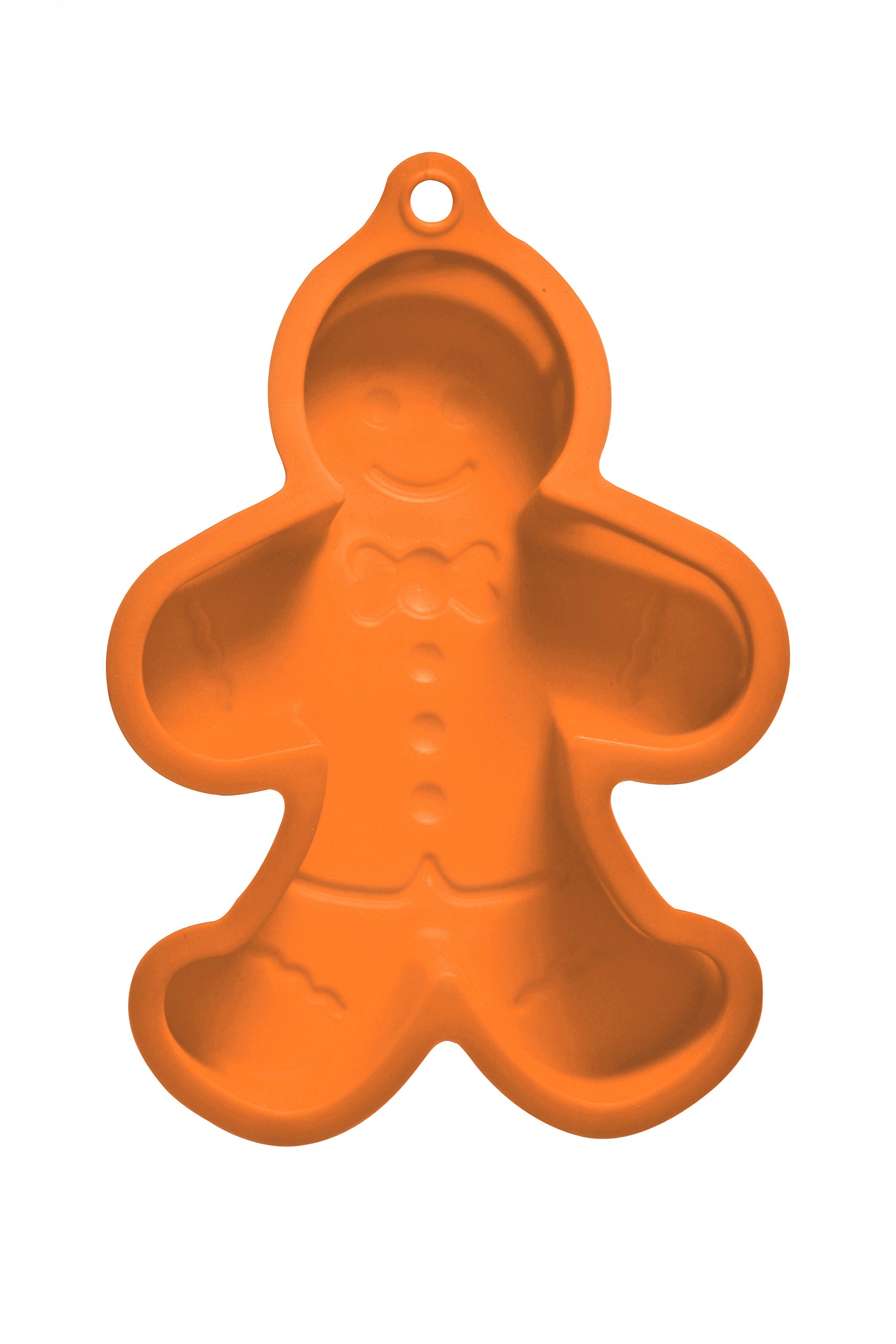 Premium Silicone Baking Molds - Gingerbread Man Cookie Cutter & Cake Pan Set (5x20x25cm) for Christmas Cookies, Cupcakes & DIY Desserts - Non-Stick, Reusable & BPA-Free