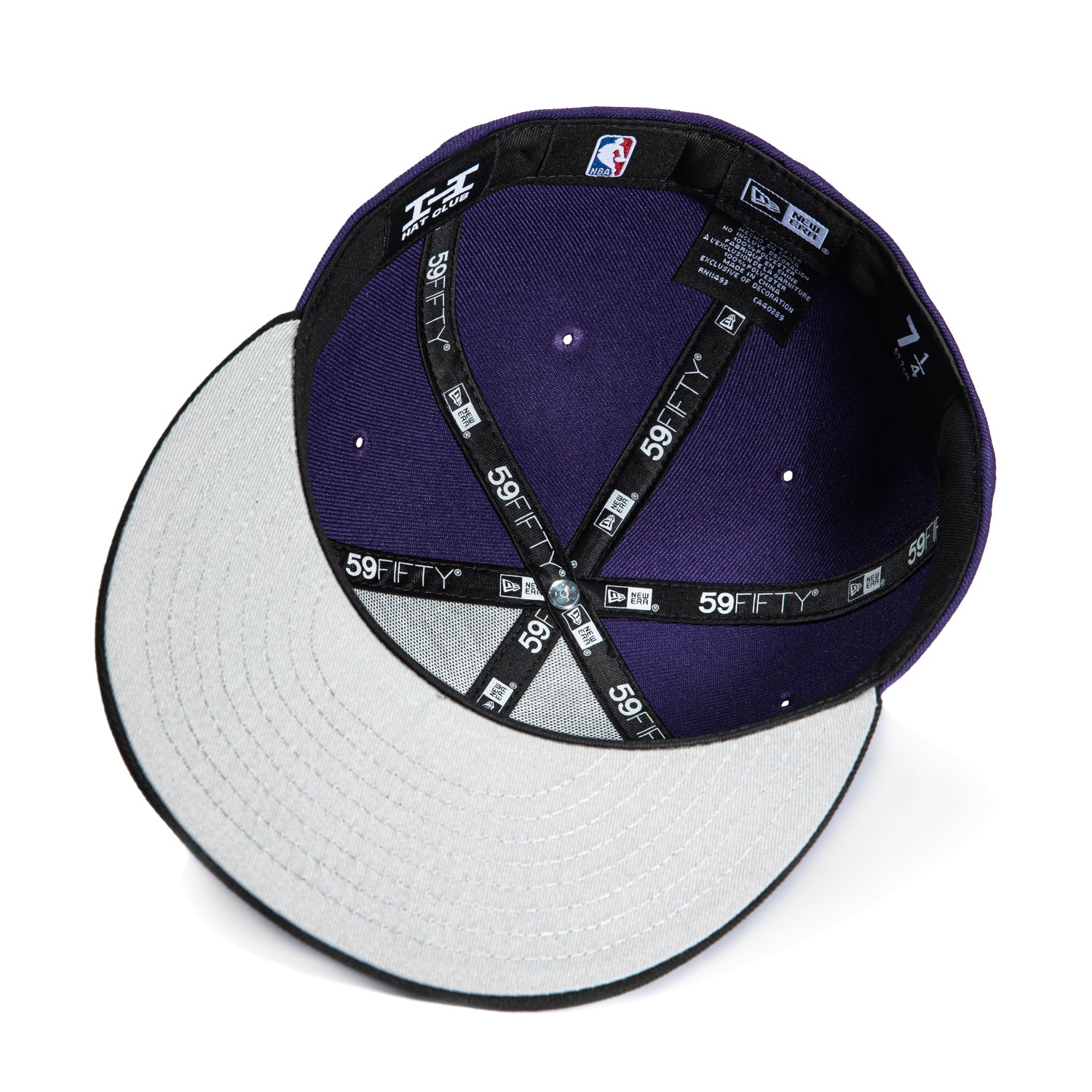 New Era 59Fifty Los Angeles Lakers LA Motion Adjustable Snapback Hat - Purple & Black - Official NBA Basketball Cap for Men & Women - Perfect for Games, Streetwear & Fan Collections