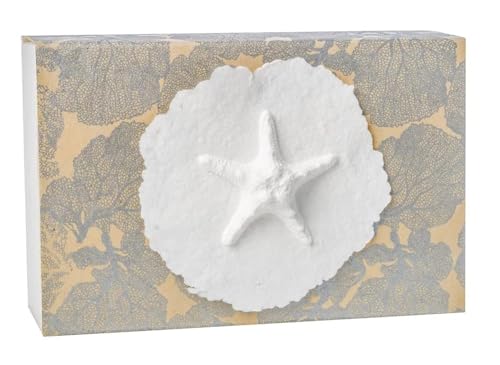 Starfish on Metallic Silver Coral