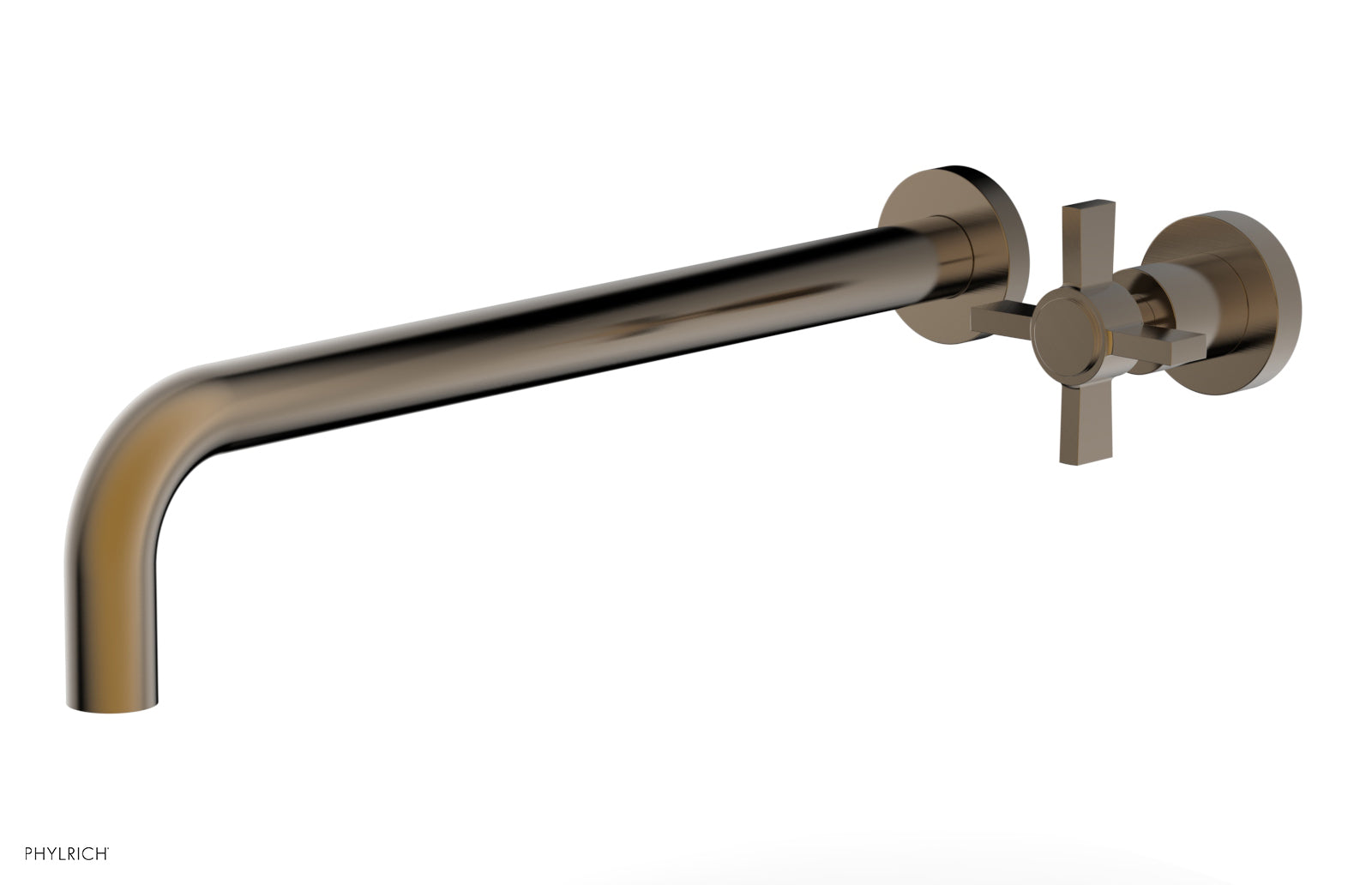 Basic 14 Single Handle Wall Mount Bathroom Faucet Set with Cross Handle D132 18 - Perfect for Modern Bathroom & Powder Room Renovations