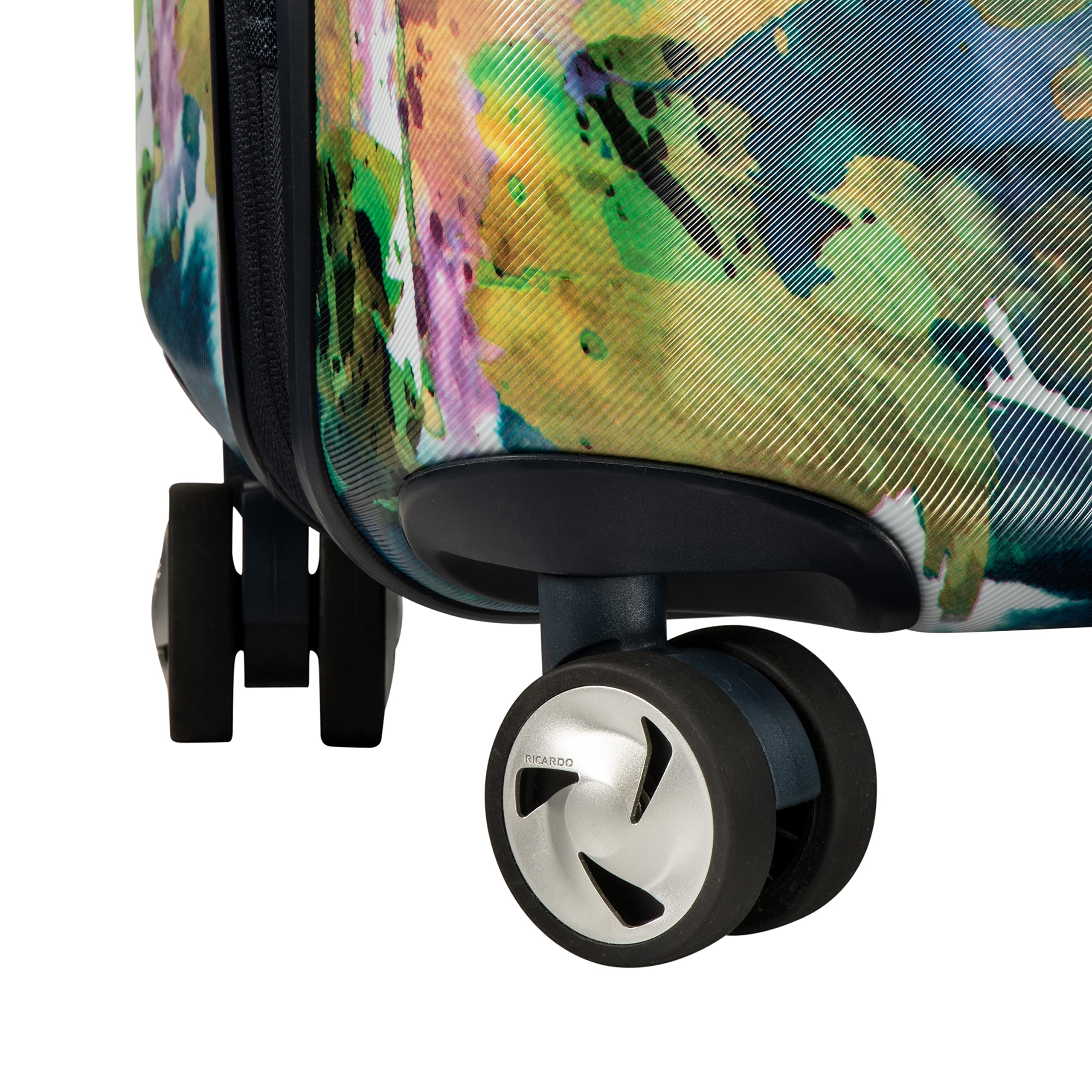 Ricardo Beverly Hills Beaumont 24-Inch Hardside Luggage - Expandable, Lightweight & Durable Suitcase with Telescoping Handle | Vibrant Nature-Inspired Design for Travel, Vacation & Business Trips