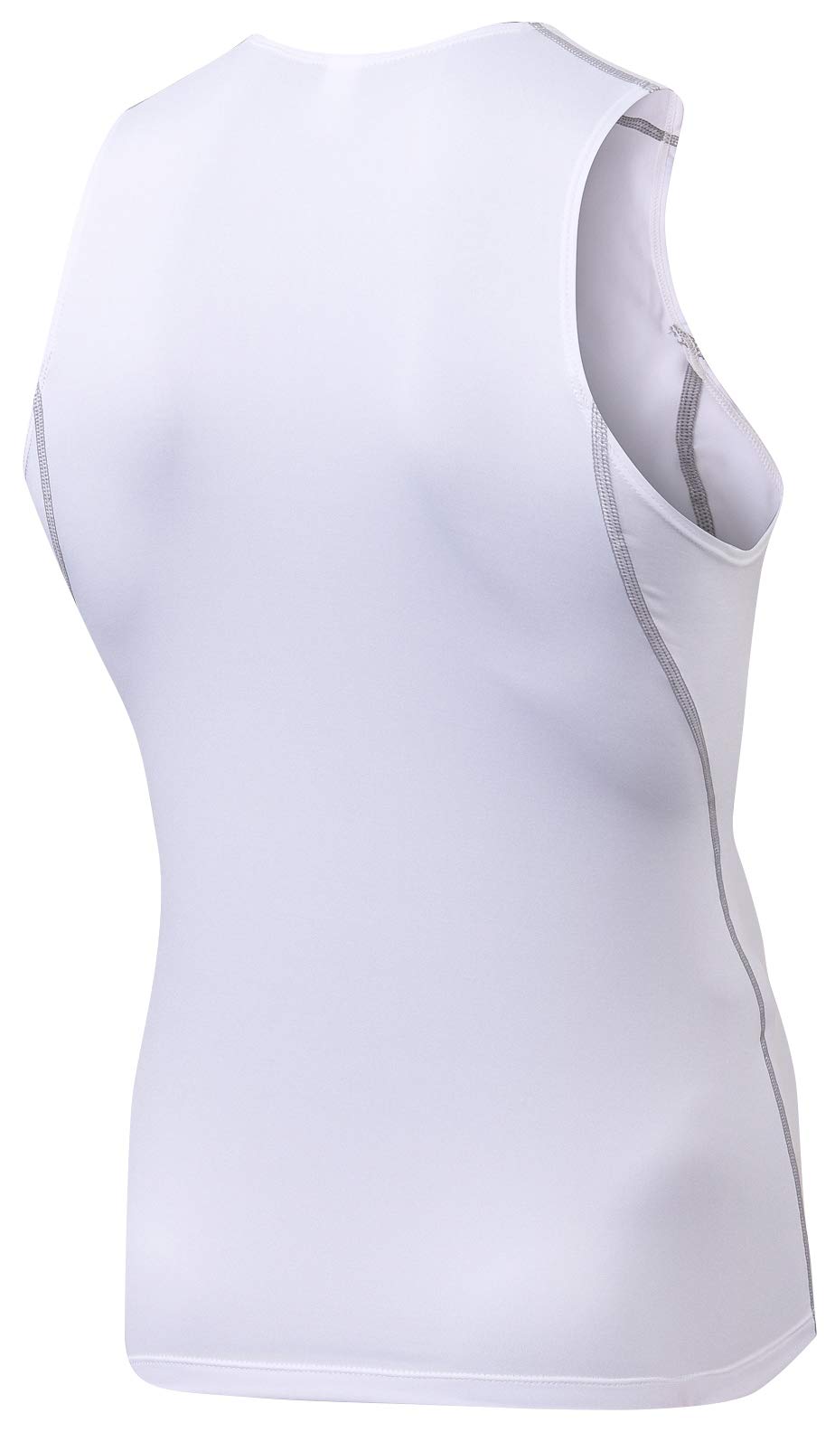 Men's Compression Sports Tank Top - Moisture Wicking Workout Shirt for Running & Gym - YEL1001 | Athletic Performance Apparel for Active Lifestyles