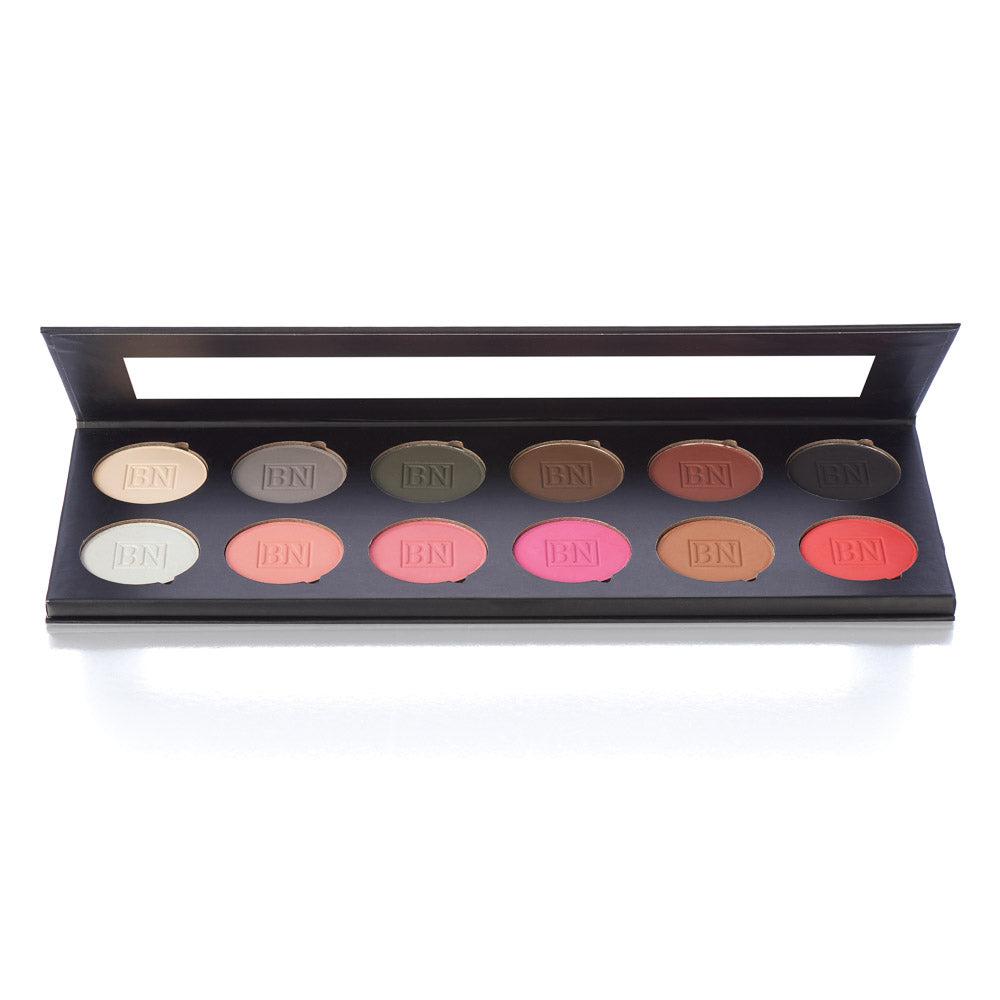 Ben Nye Master Designer Eye & Blush Palette (ESP 956) - Professional Makeup Kit for Eyeshadow & Blush - Perfect for Stage, Cosplay & Special Effects Makeup