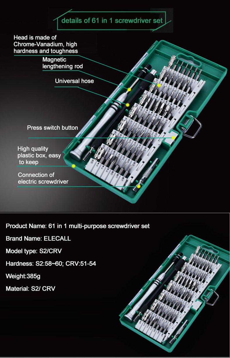 Professional Phone Repair Tool Kit - Complete Electronics Repair Set for iPhone, Samsung, Android - Perfect for DIY Fixes, Screen Replacement & Home Repairs