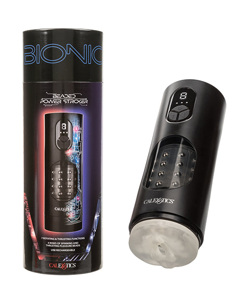 Bionic Beaded Power Stroker - Premium Male Enhancement Device for Intimate Pleasure - Perfect for Couples & Solo Use
