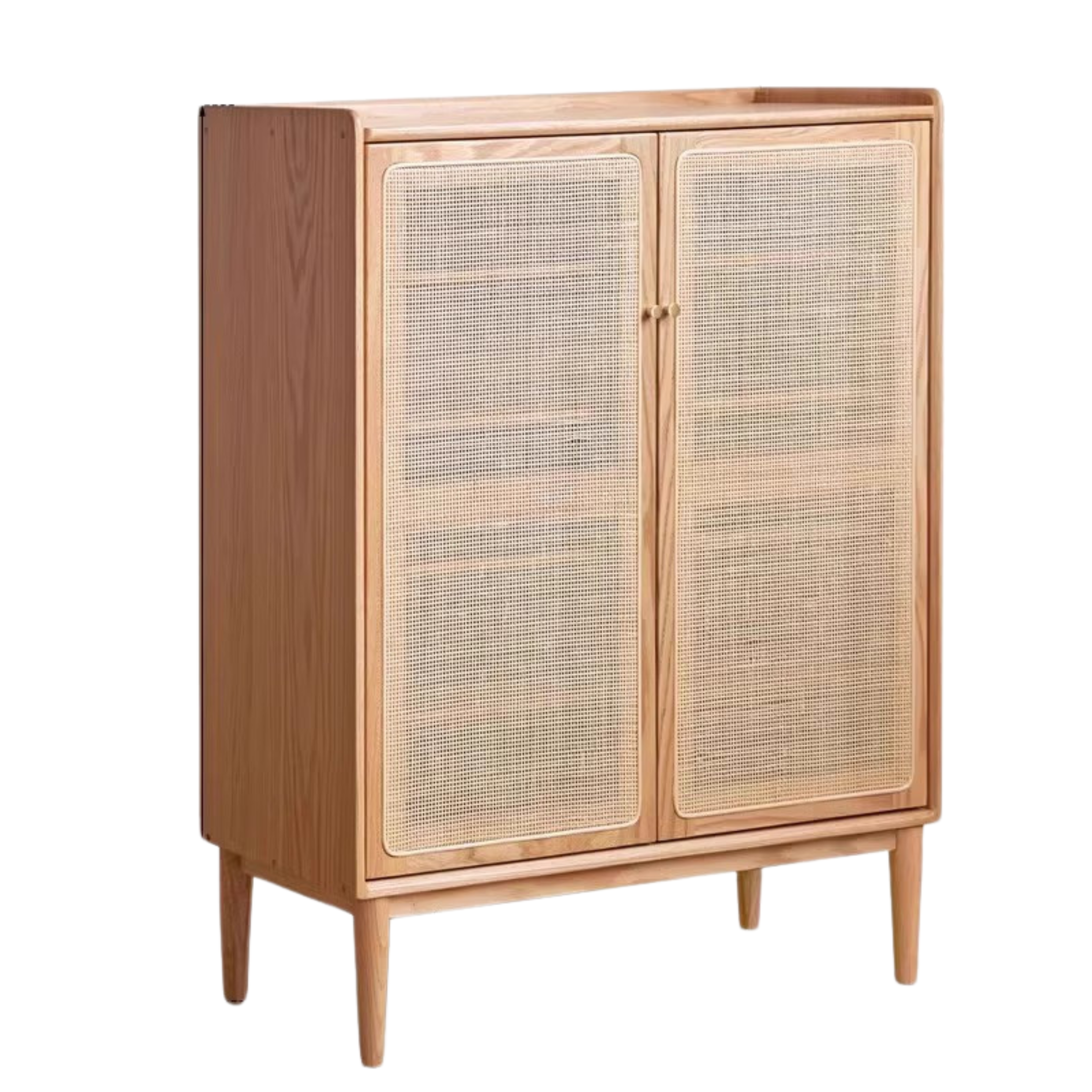 31.5x13.8x39.4 inch/ 80x35x100cm/ Natural Wood Color/ Oak solid wood  wide shoe cabinet