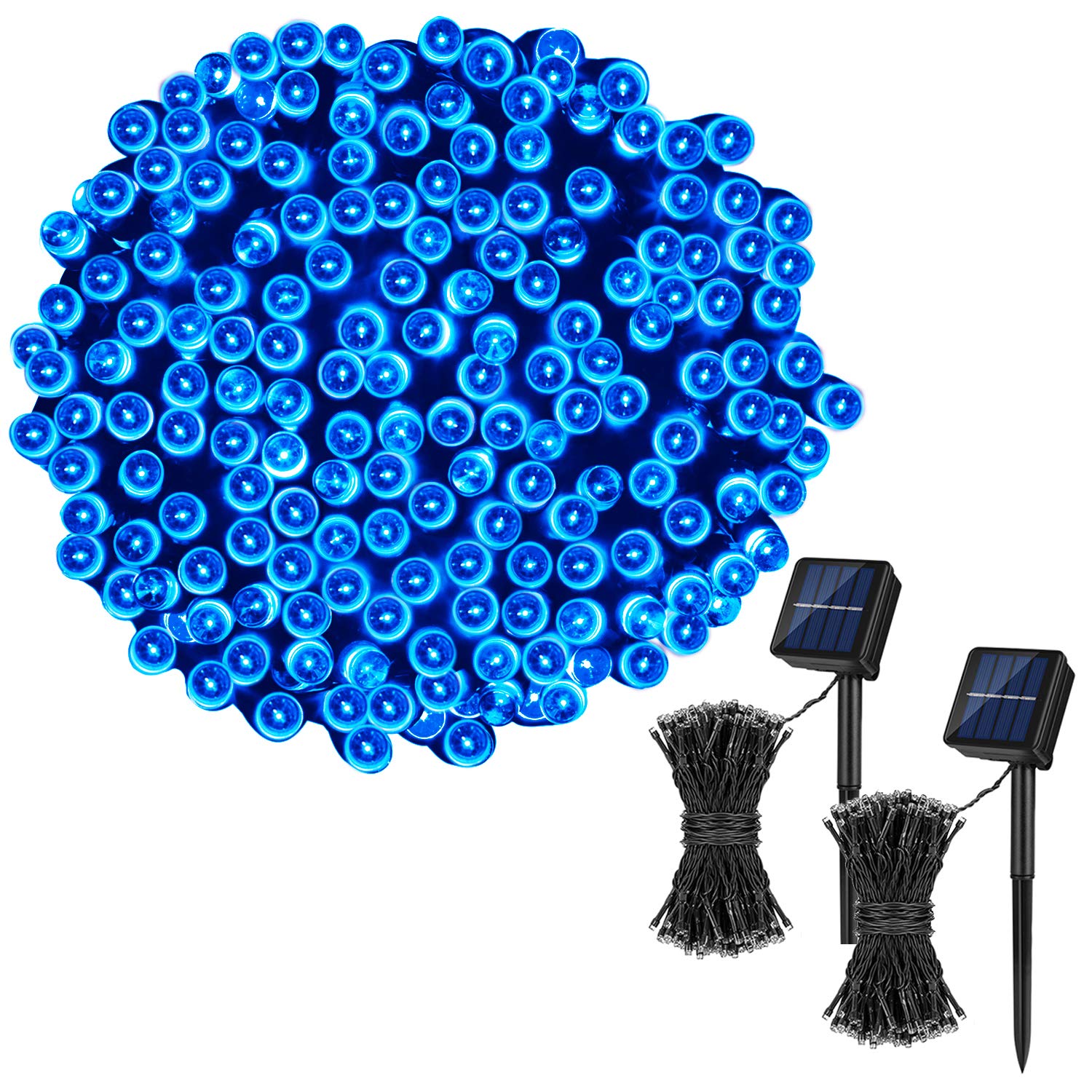 Koxly 72FT 200 LED Solar String Lights Outdoor Waterproof - 8 Lighting Modes Fairy Lights for Garden, Patio, Wedding, Christmas Tree & Party Decor | Solar Powered Weatherproof Decorative Lighting