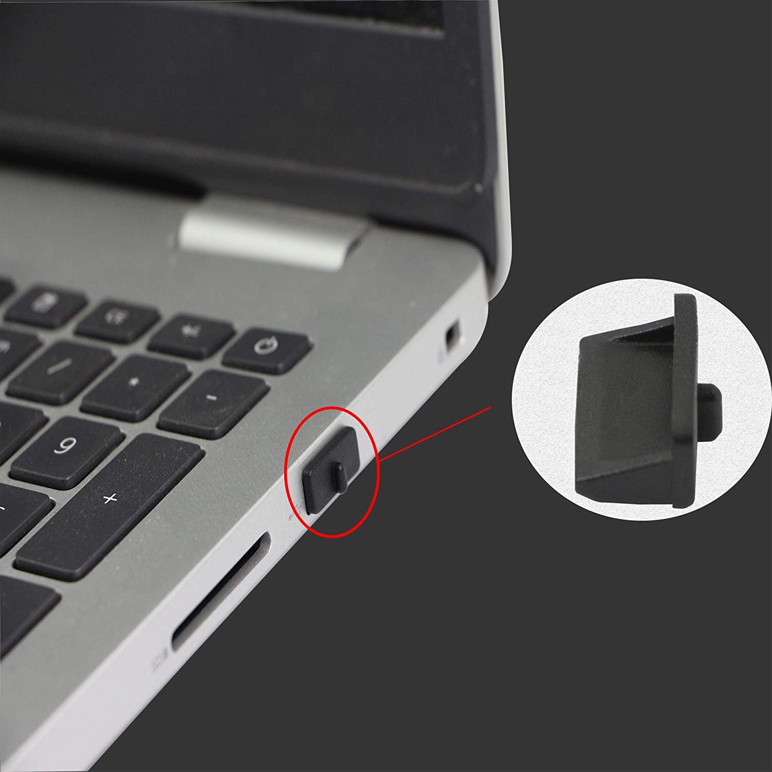 10pcs Black Silicone USB-A3 Port Dust Covers - Anti-Dust Protector Plugs for Computer, Printer & Digital Devices - Perfect for Home, Office & Electronics Protection