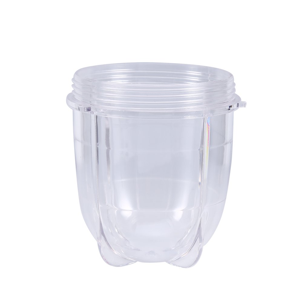 TOPINCN Blender Replacement Cup - Plastic Transparent Tall & Short Cups for Blender Mixer, Juicer Accessories (Short Cup) - Perfect for Smoothies, Shakes & Food Prep