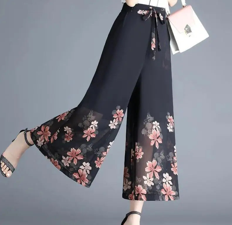 Stylish Black Women's Wide Leg Pants with Adjustable Waist Strap - 10 Trendy Designs | Korean Harajuku Fashion 2023 | Perfect for Casual Wear, Office Outfits & Street Style