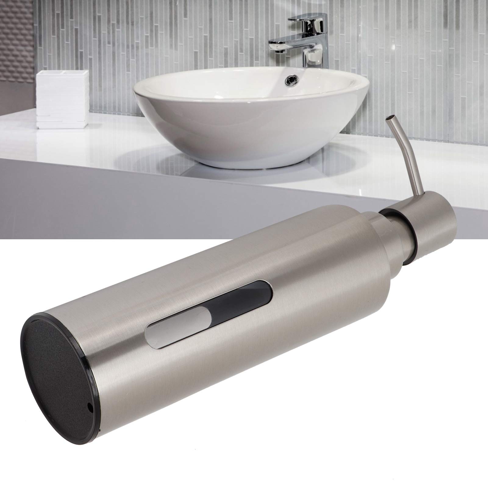 Refillable Liquid Soap Dispenser for Shower Gel & Lotion - Bathroom Hand Soap Pump Bottle with Leak-Proof Design | Perfect for Home, Spa, and Hotel Bathroom Organization