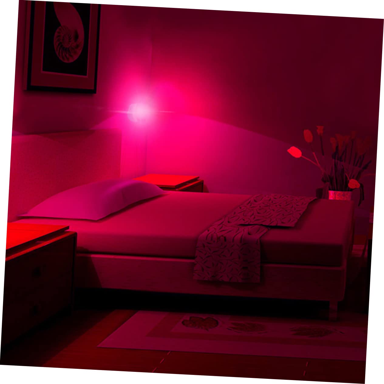 Garneck 4-Pack Dimmable LED Night Lights - USB Rechargeable, Warm White Bedside Lamp for Kids & Adults - Perfect for Nursery, Bedroom, Hallway & Bathroom Night Lighting