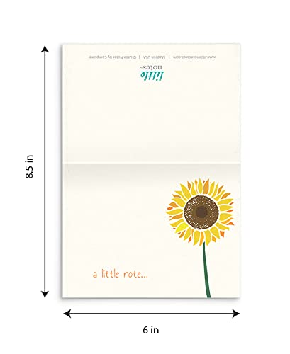 Sunflower Note Cards Set - 24 Greeting Cards with Envelopes | Floral Stationery for Thank You Notes, Birthday Wishes & Special Occasions