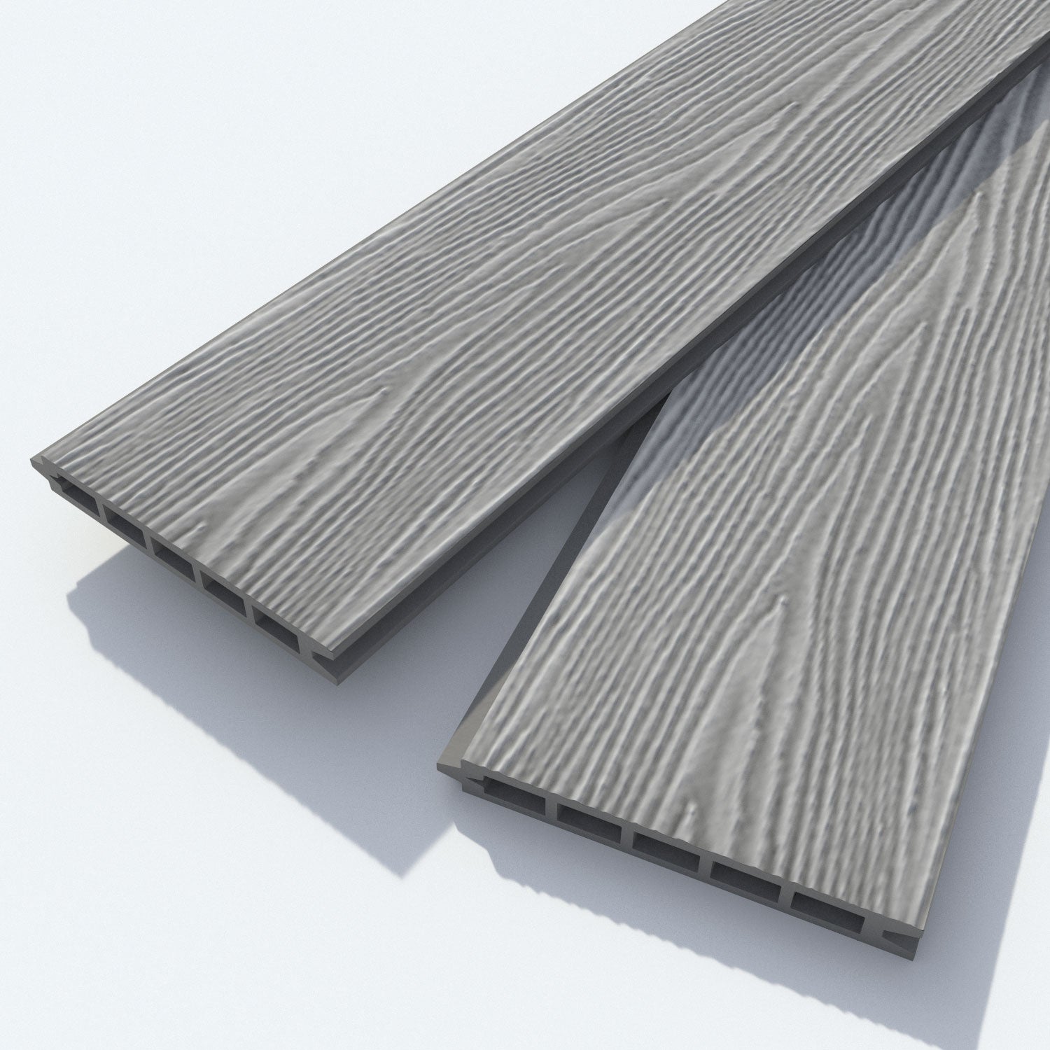 Classic Light Grey Feather Fence Panel - Durable Privacy Screen for Concrete Posts | Perfect for Backyard, Garden & Patio Privacy Protection