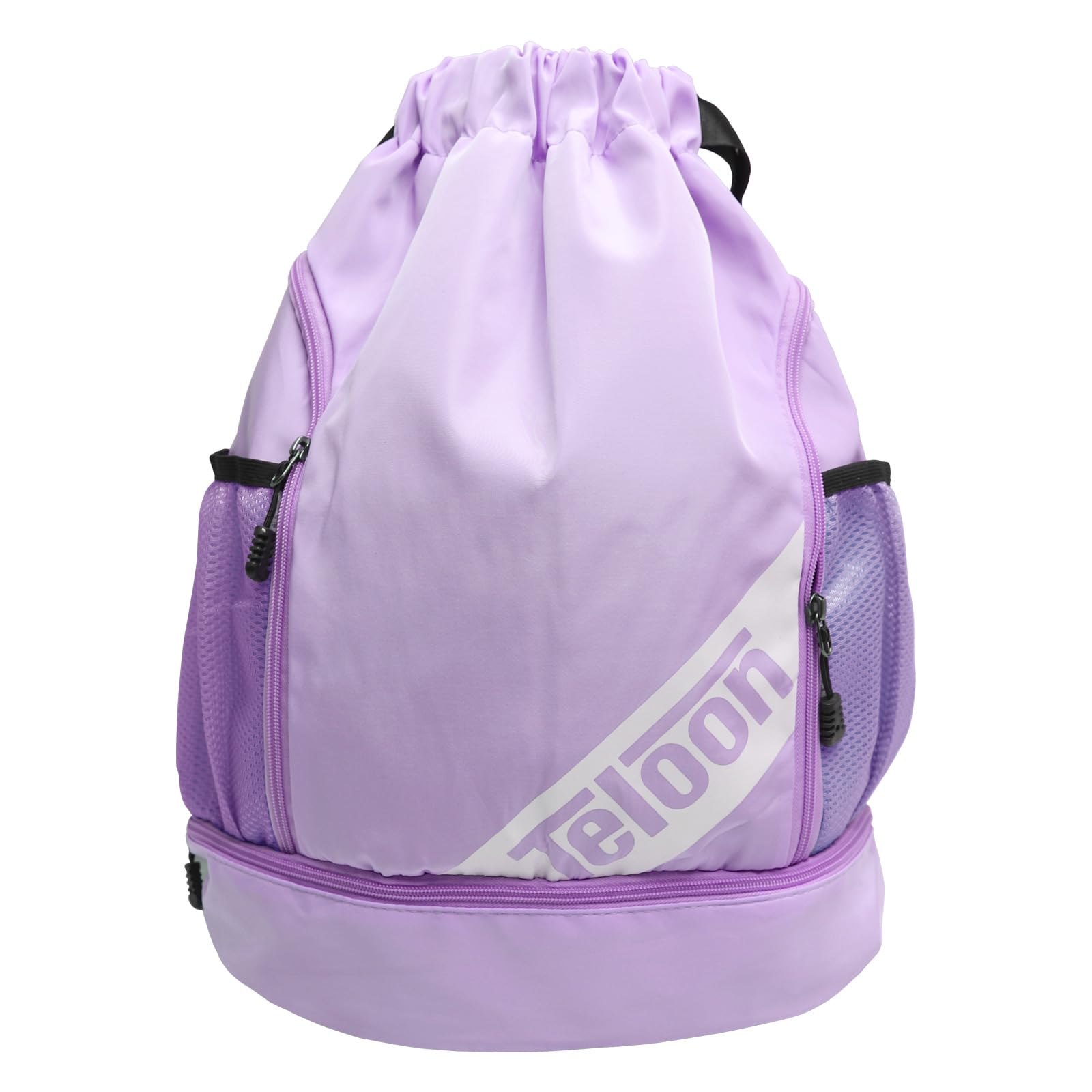 Teloon Sports Drawstring Backpack - Lightweight Tennis Bag & Gym Sack for Men & Women | Perfect for Tennis, Gym, Travel & School | Durable Daypack with Adjustable Straps