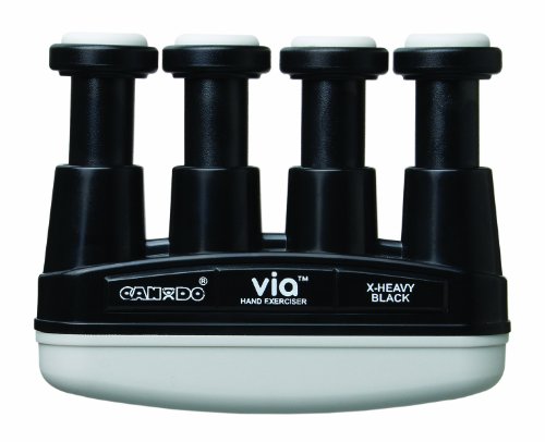 Cando 7lbs Hand Exerciser - Black VIA for Strength Training & Rehab