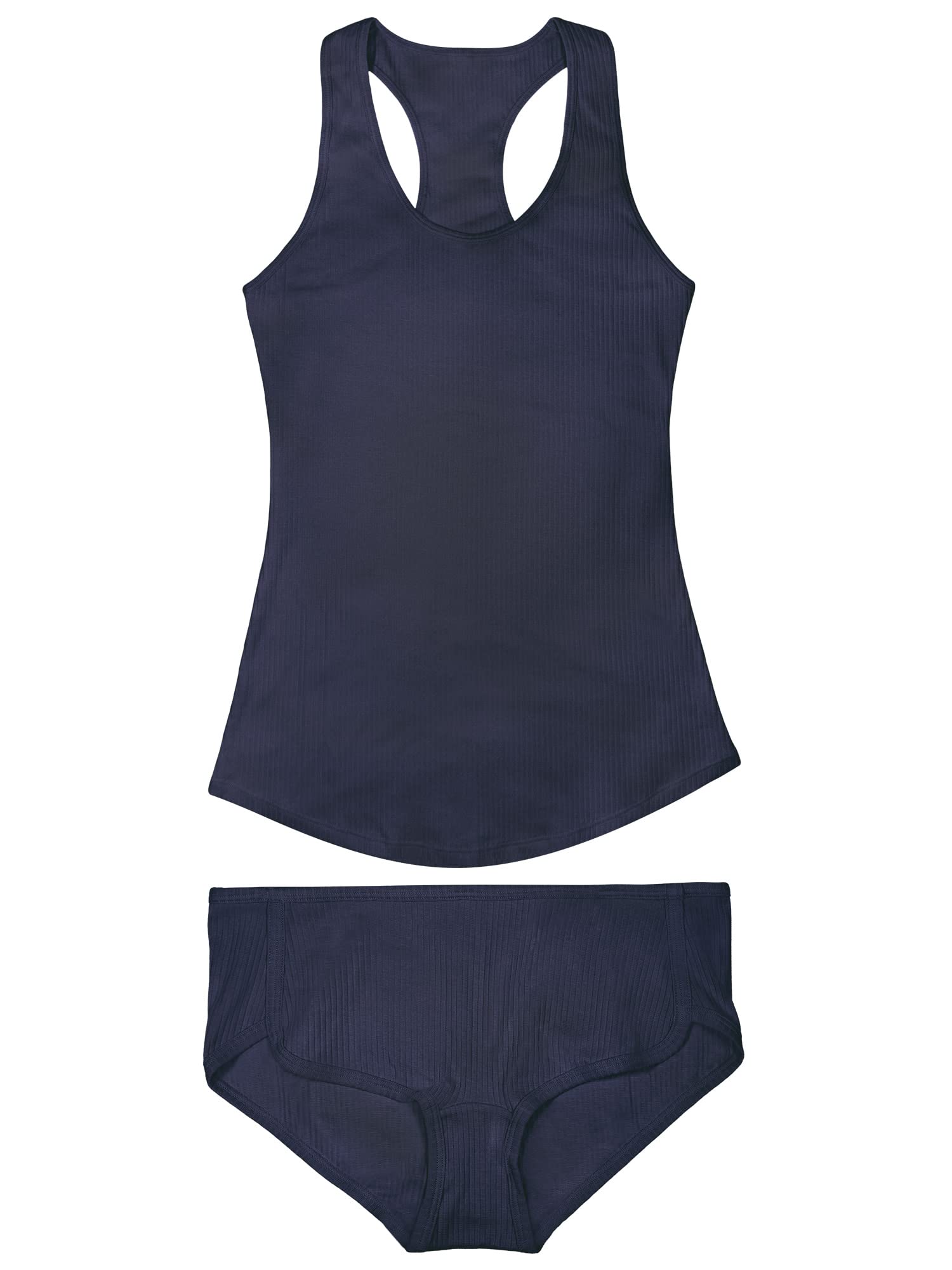 Smart & Sexy Women's Cloud Cotton Comfort Sleepwear Set - Soft Tank Top & Boy Shorts Pajamas for Lounge & Nightwear | Breathable & Cozy Sleep Outfit for Women