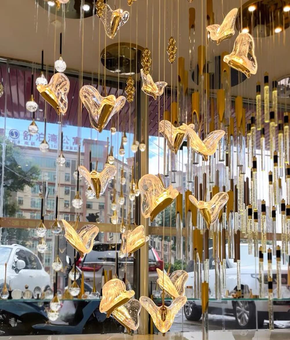 Modern Mini Chandelier LED Pendant Light - Dimmable Kitchen Island Lighting, Dining Room & Bedroom Ceiling Fixture (2700K-6000K) | Perfect for Contemporary Homes, Restaurants and Cozy Spaces