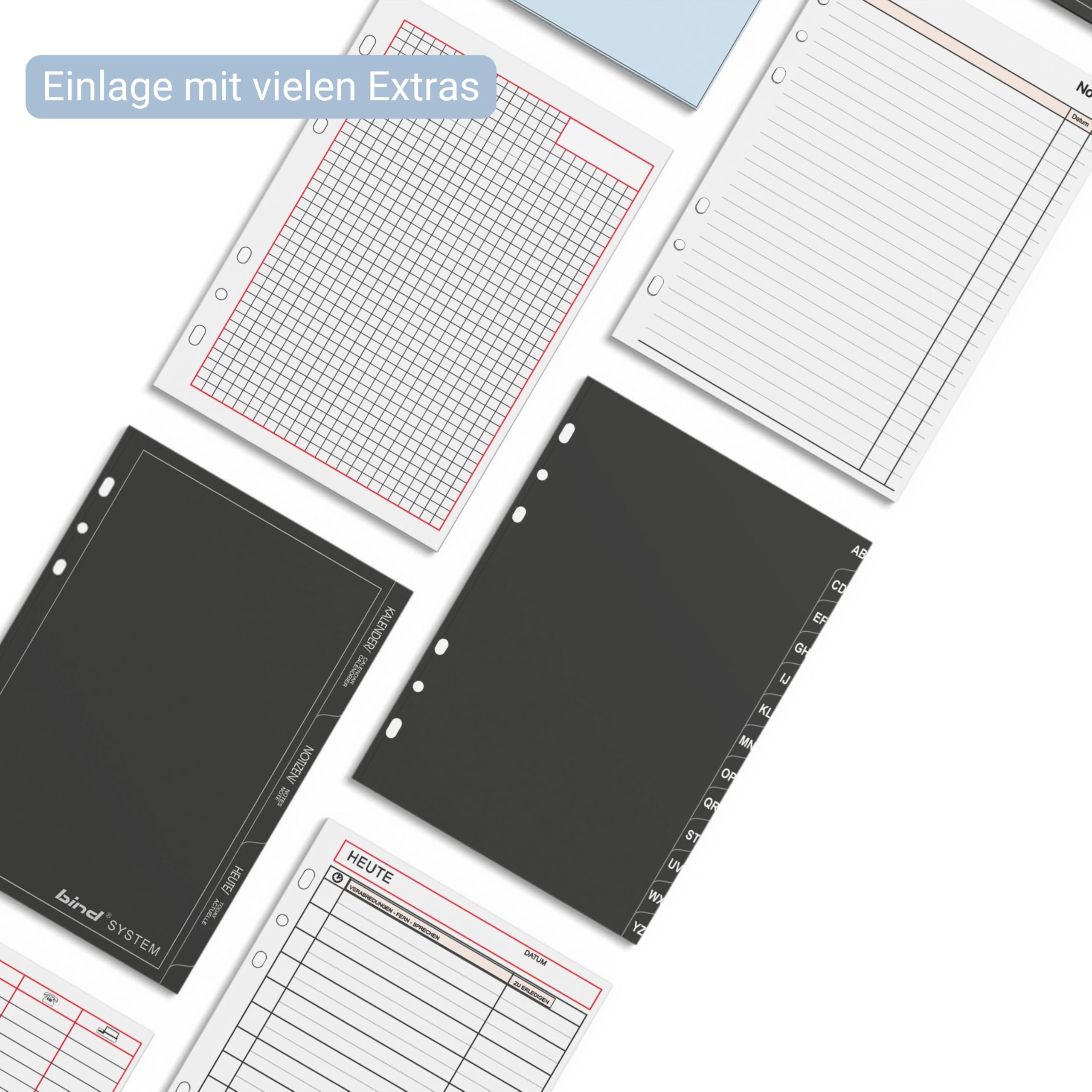 System Planner T 300 - Manager Planner A5 Black | 高效办公日程本，商务会议记录，项目管理工具