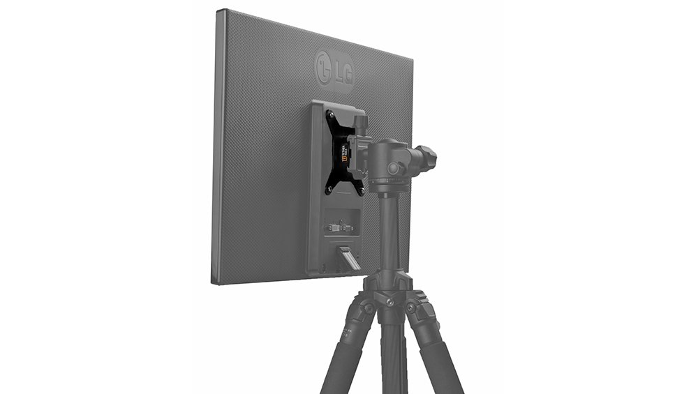 Rock Solid VESA Monitor Mount for Tripods - Adjustable Laptop Stand with 360° Rotation, Perfect for Home Office, Gaming & Video Conferencing
