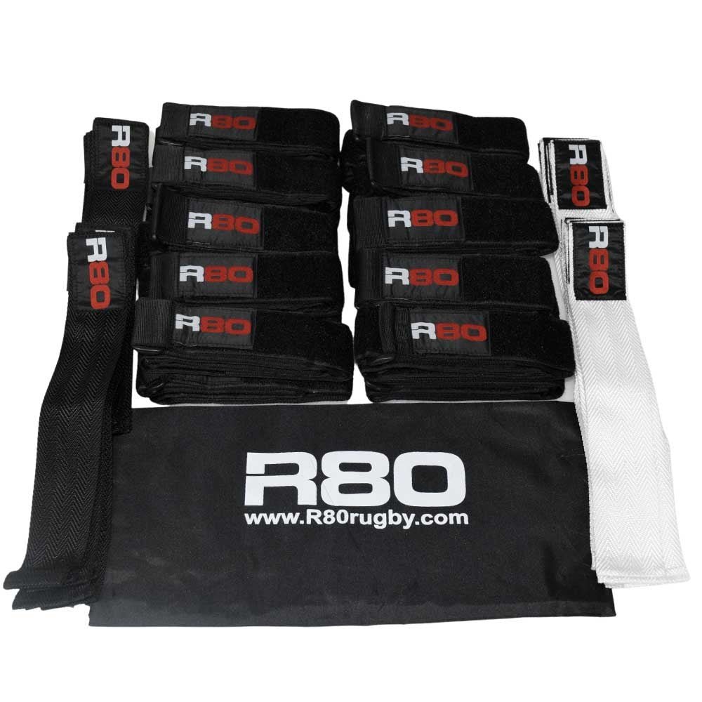 R80 Junior Rippa Rugby Sets for 30 Players - Complete Youth Rugby Equipment for Schools & Teams | Perfect for Training, Games & Sports Events