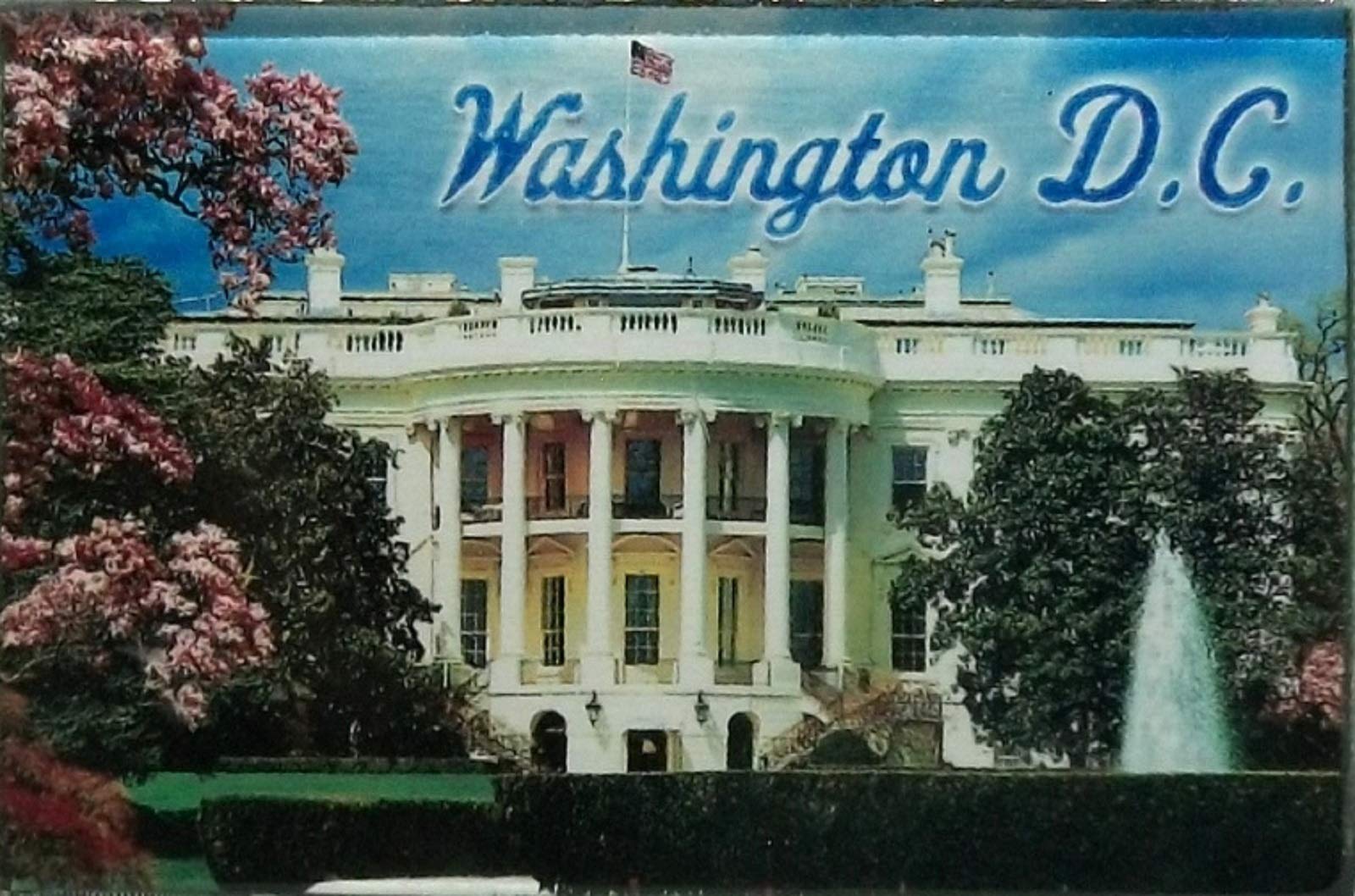 Washington D.C. Souvenir White House Fridge Magnet - Collectible US Landmark Gift for Travelers, Tourists & Home Decor (Perfect for Refrigerators, Lockers & Office Spaces)
