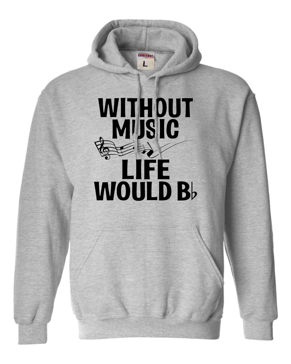Funny Music Lovers Sweatshirt Hoodie for Men & Women - 