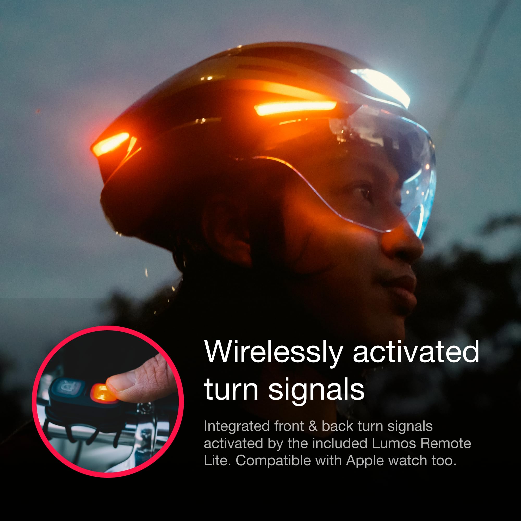 Lumos Ultra Smart E-Bike Helmet with LED Lights - NTA 8776 Certified Safety Helmet for Adults with Retractable Face Shield & App Control - Perfect for E-Bikes, Scooters, Cycling & Commuting - Ideal for Urban Riders & Outdoor Enthusiasts