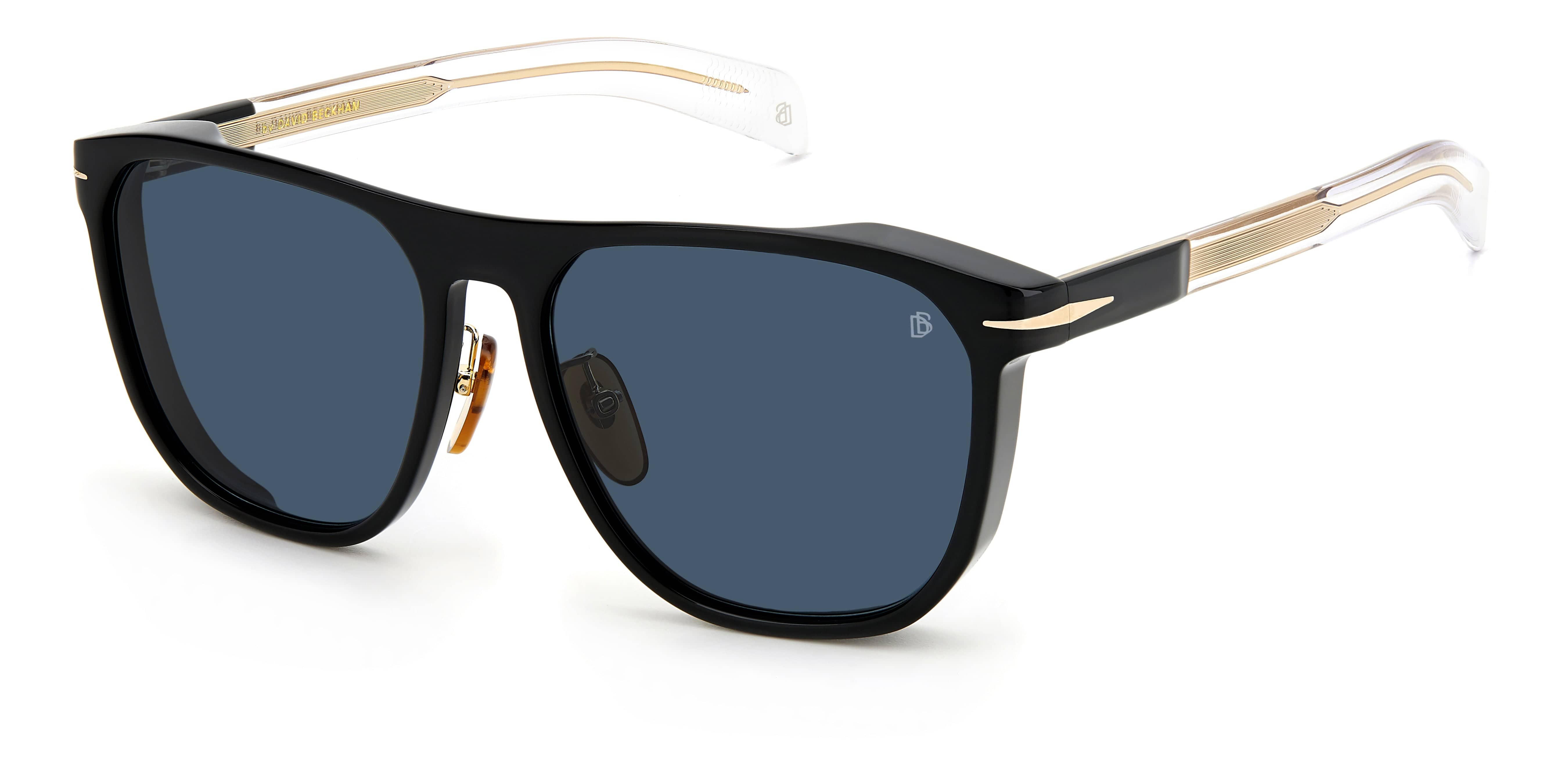 DAVID BECKHAM DB 7064/F/S 2M2 6017 Polarized Sunglasses for Men - UV Protection, Fashion Aviator Style - Perfect for Driving, Beach & Outdoor Activities