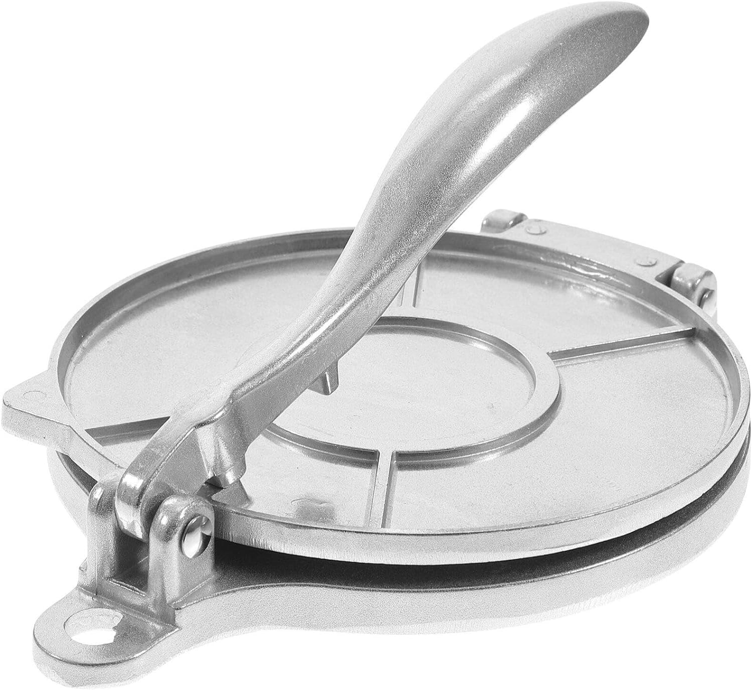 6 Inch Aluminum Tortilla Press - Flatbread Maker for Tortillas, Quesadillas, Pizzas, Roti, Chapati & Empanadas | Heavy Duty Dough Press for Mexican, Indian & Italian Cuisine | Perfect for Home Cooking & Restaurant Use