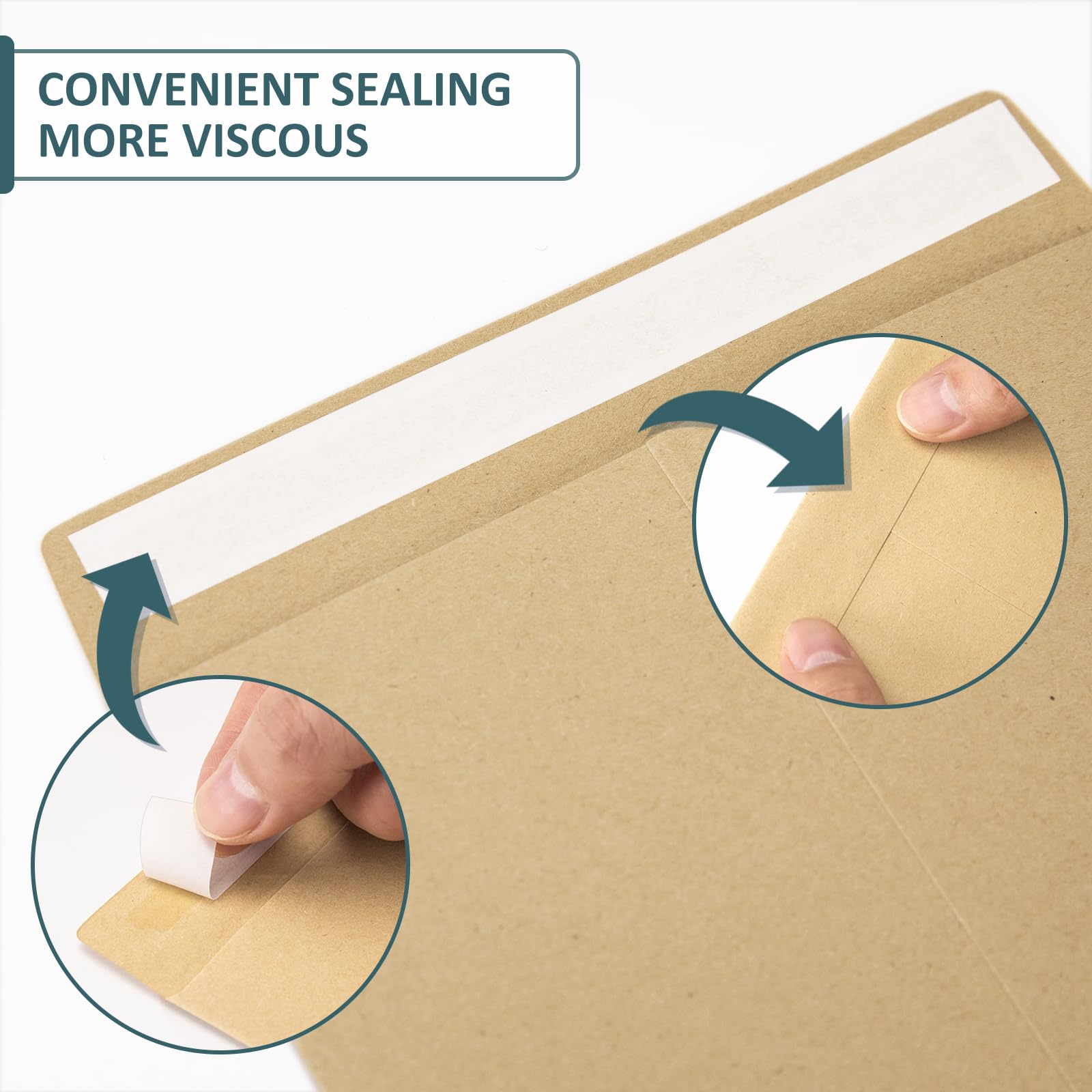 40 Pcs 10x13 Self Seal Catalog Envelopes - Mailing & Security Peel and Seal Envelopes, Printable Brown Kraft Manilla Envelopes (120G) for Invitations, Organizing Documents, Business Mailing & Secure Storage - Perfect for Offices, Mailing Services & Home Organization