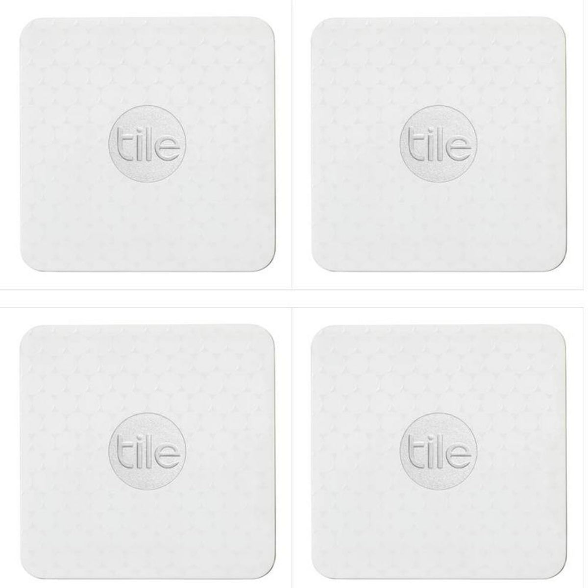 4 Pack Tile Slim (4 Tiles) - Bluetooth Tracker for Wallet, Phone, Keys & More | Waterproof & Slim Design | Find Lost Items Fast | Perfect for Travel, Office & Everyday Use