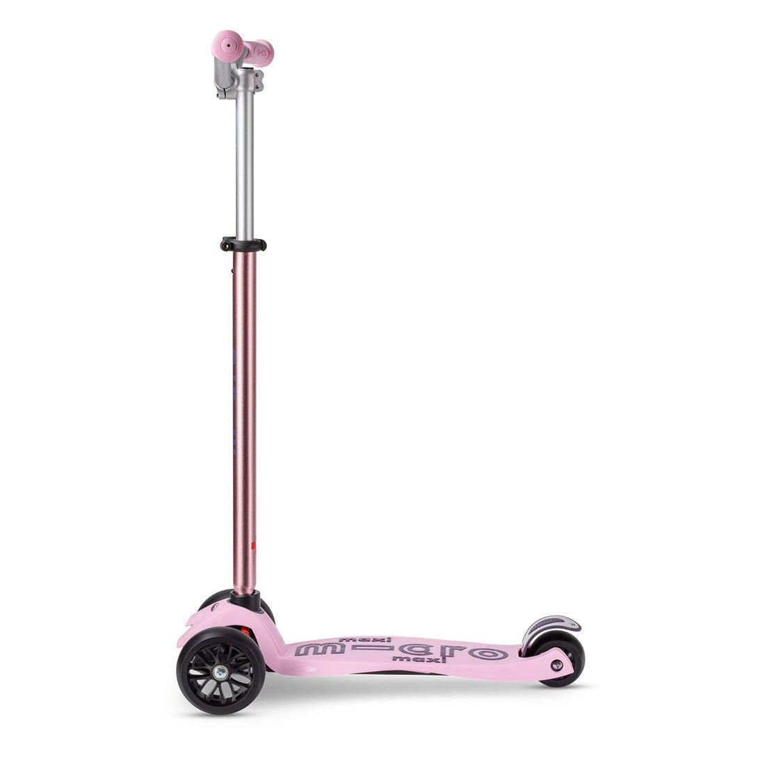 Micro Maxi Deluxe 3 Wheel PRO Scooter for Kids - Lightweight Aluminum Frame, Adjustable Handlebar, Smooth Ride - Perfect for Outdoor Play, Commuting & Neighborhood Fun (Rose Pink)