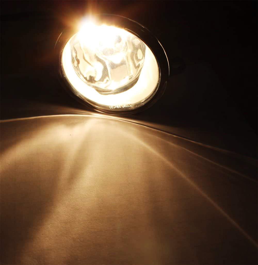 H11 H8 Halogen Bulbs for Car Fog Lights & Headlight Low Beam - Clear Bright White Light for Night Driving, Rainy & Foggy Conditions - Perfect for Honda, Toyota, Ford & More